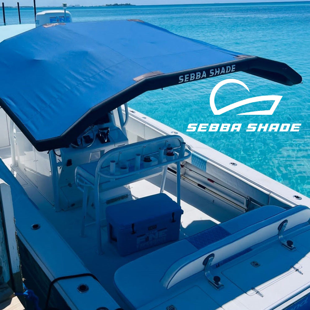 Sebba Shade 8 x 12 ft. Blue Sun Shade f/Boats 26'+ [SS8X12BLU]