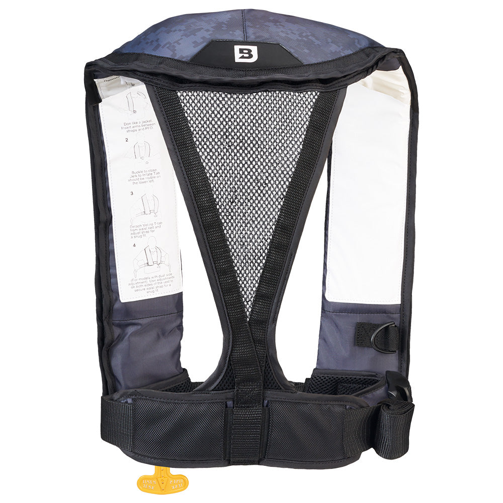 Bluestorm Atmos 40 Auto Type II Inflatable PFD - Apex Black [D1H-19-BLK]