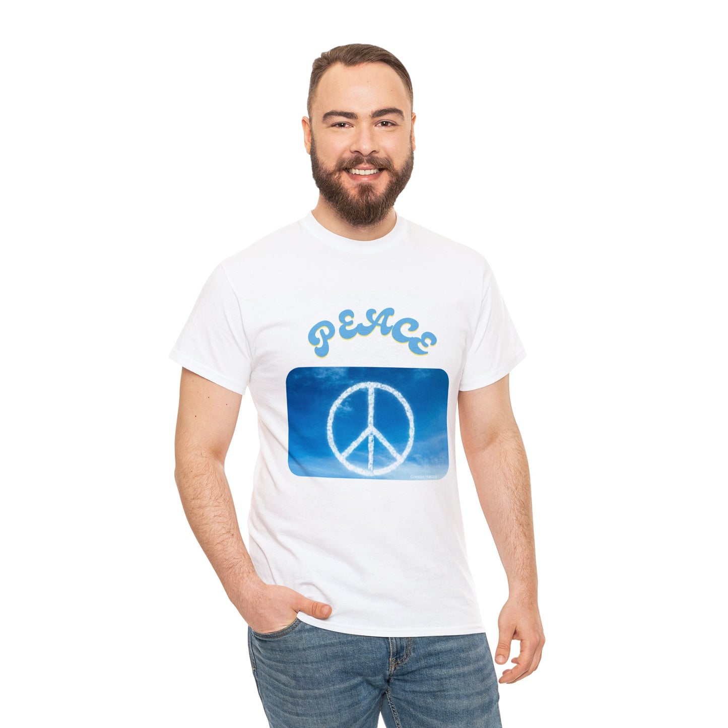 Peace Sky T-Shirt from Greater Happy