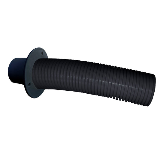 Trident Marine 4 Black Stern Flex Hose w/Transom Flange [TFK-4]