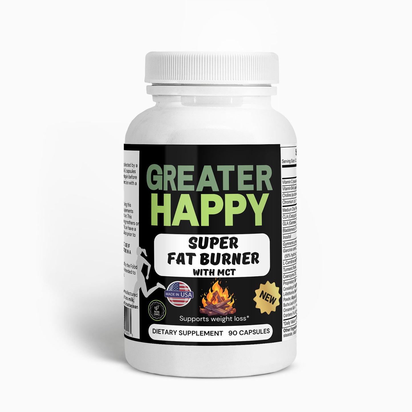 Greater Happy Super Fat Burner with MCT