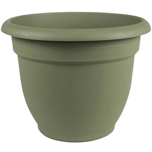 Bloem Ariana Self Watering Planter: 12" - Living Green - Durable Resin Pot, for Indoor and Outdoor Use, Self Watering Disk Included, Gardening, 3 Gallon Capacity