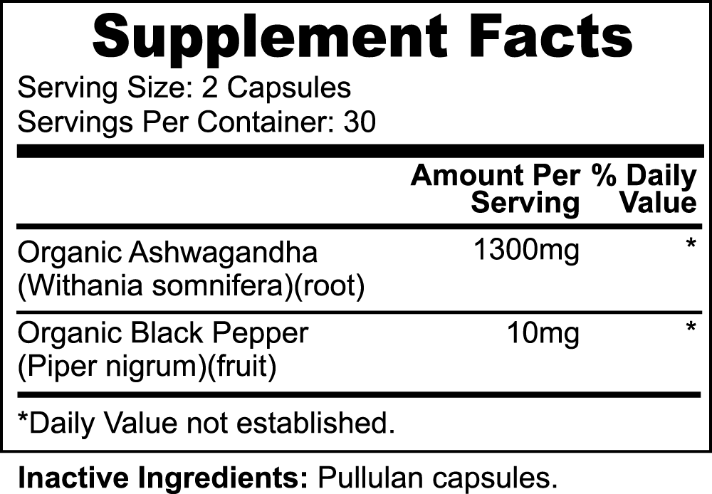 Ashwagandha Greater Happy Dietary Supplement