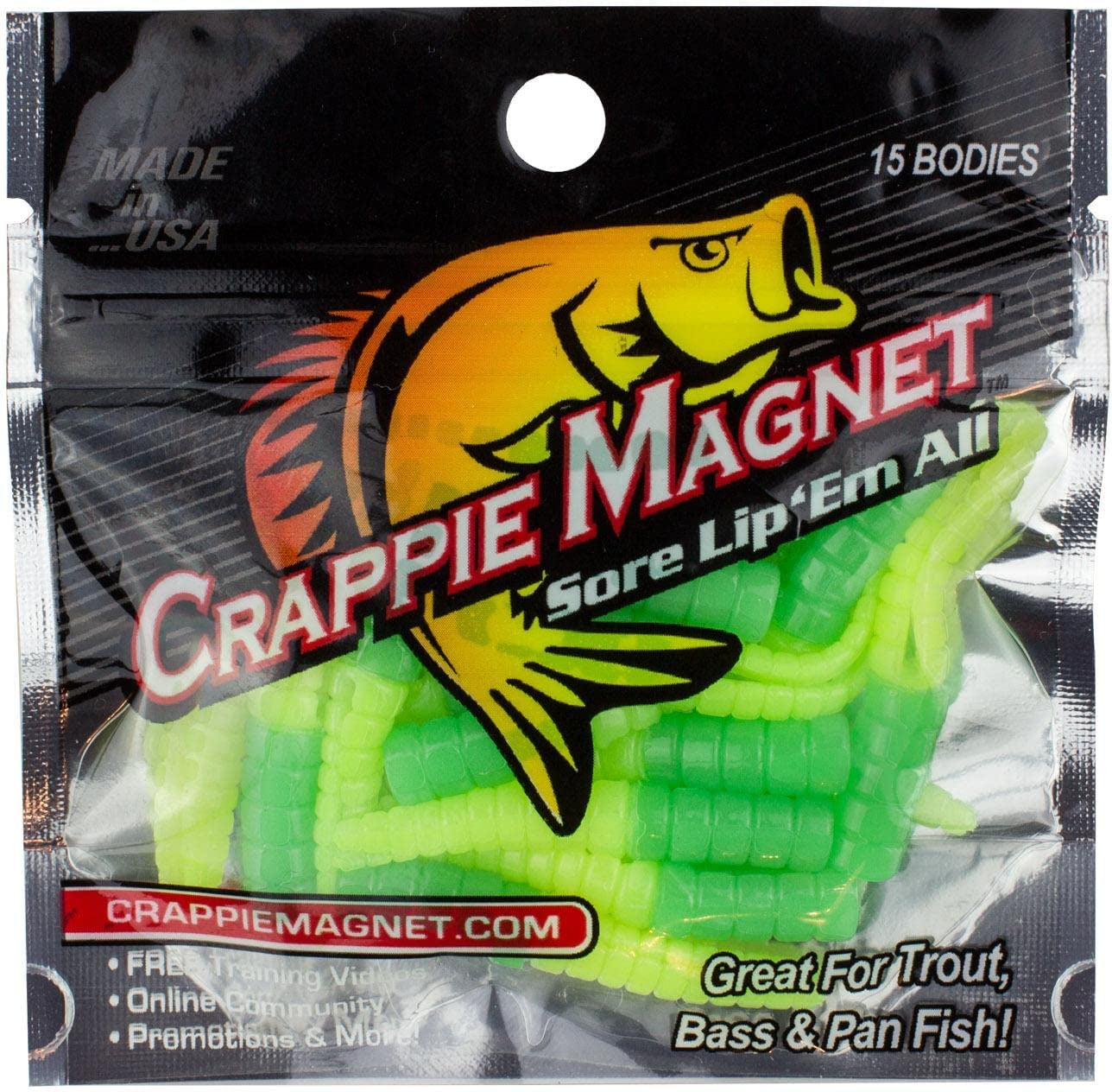 1 3/4" Crappie Magnets (15 Pack)