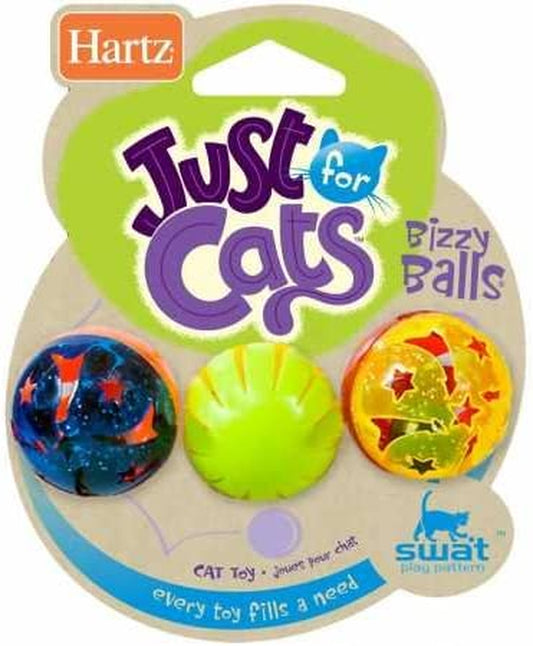Just for Cats Bizzy Balls Cat Toy for All Breed Sizes