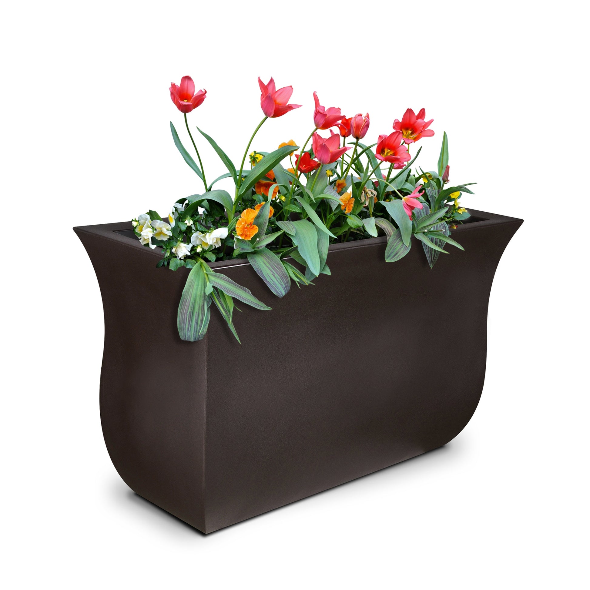 Mayne 11.7-In X 22-In  Resin Self Watering Planter