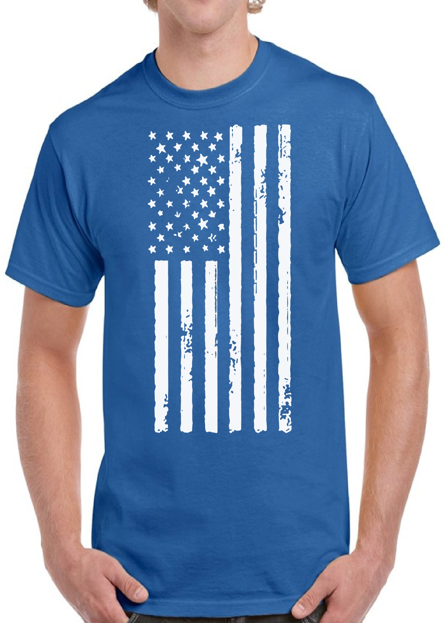 4Th of July Shirts for Men - Graphic American Flag USA Tee S M L XL 2XL 3XL 4XL 5XL