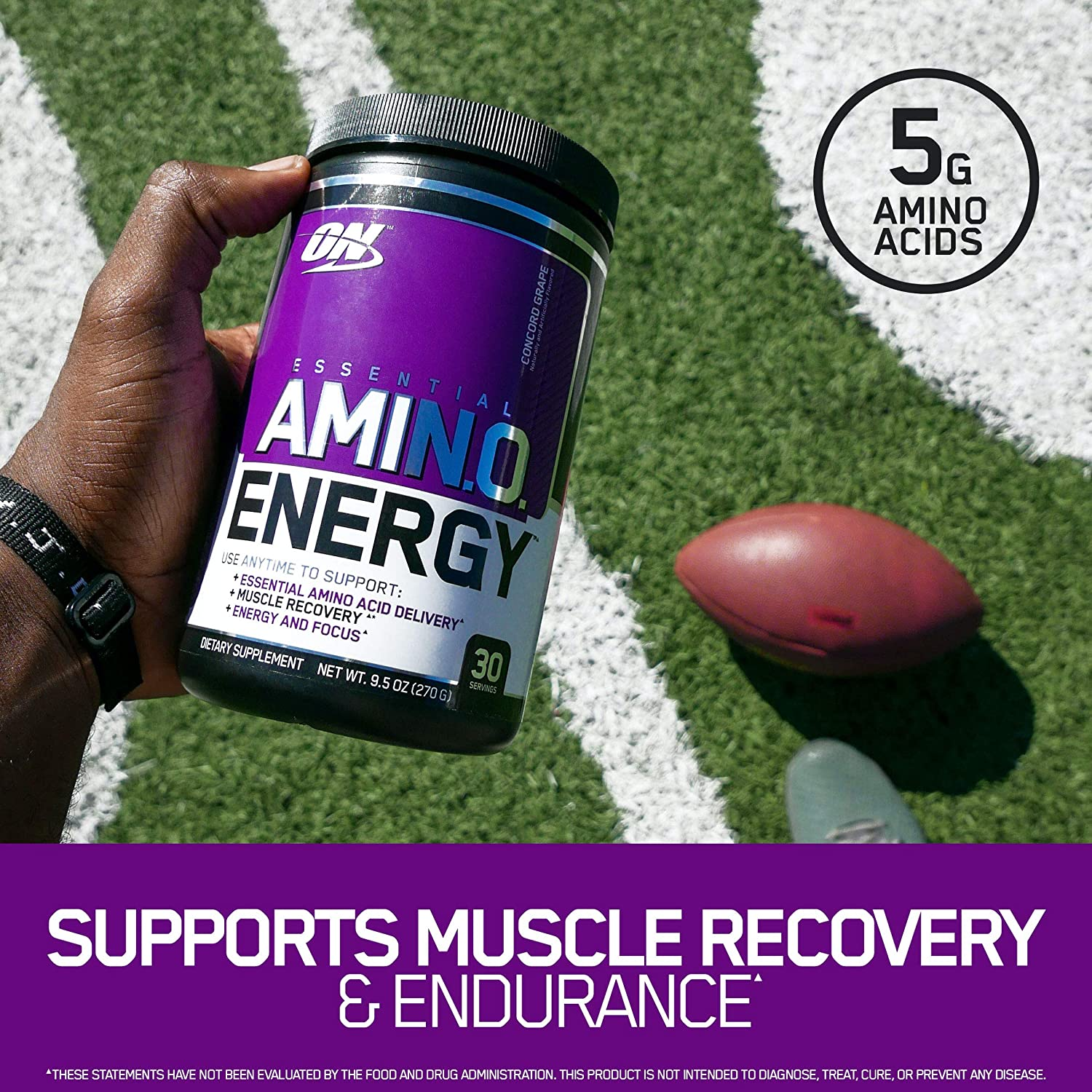 Amino Energy - Pre Workout with Green Tea, BCAA, Amino Acids, Keto Friendly, Green Coffee Extract, Energy Powder - Blue Raspberry, 30 Servings