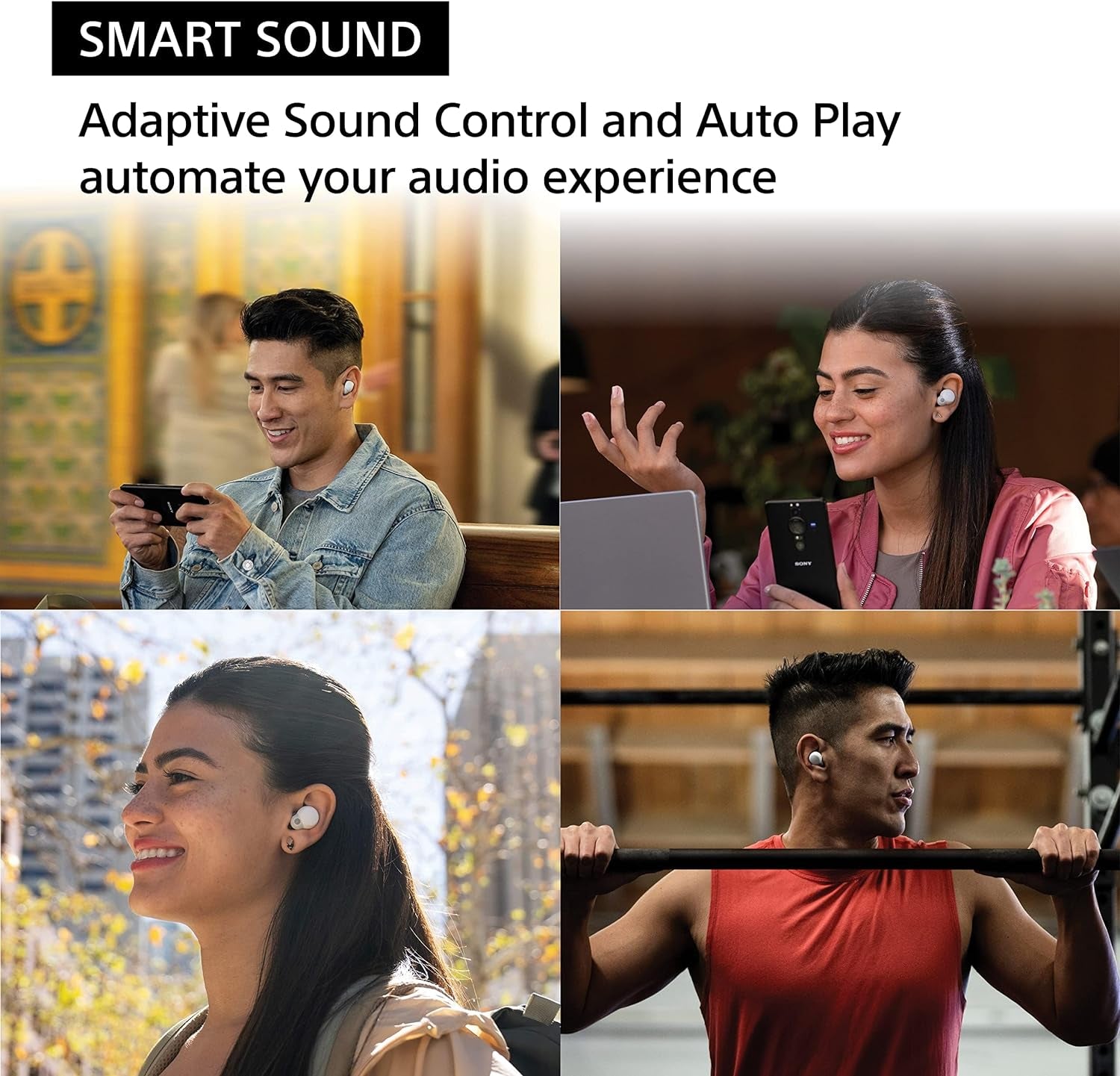 Sony Linkbuds S Truly Wireless Noise Canceling Earbud Headphones with Alexa Built-In, Bluetooth Ear Buds Compatible with Iphone and Android, Black