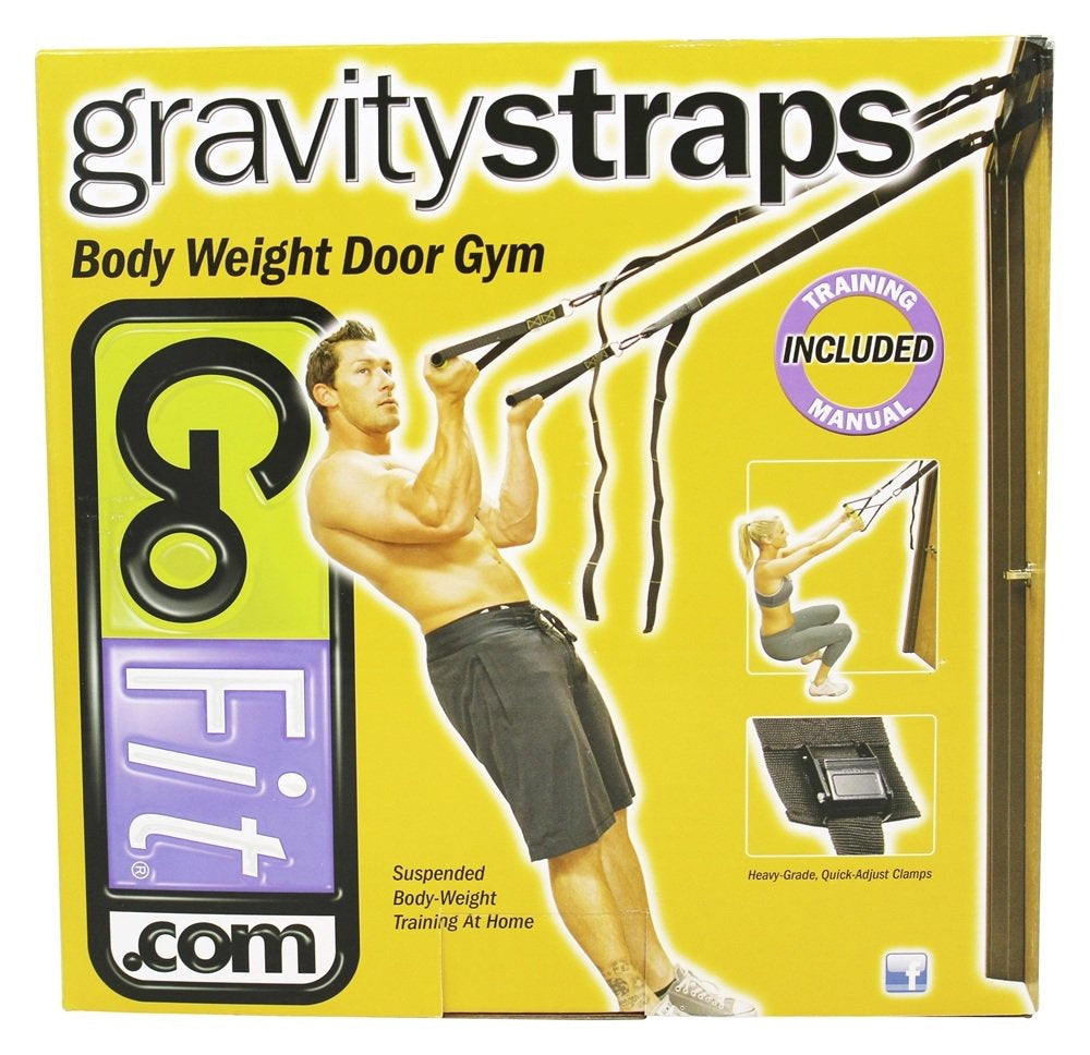 Gravity Straps with Training Manual, Door Anchors, Handles, Ankle Cradles & Carry Bag