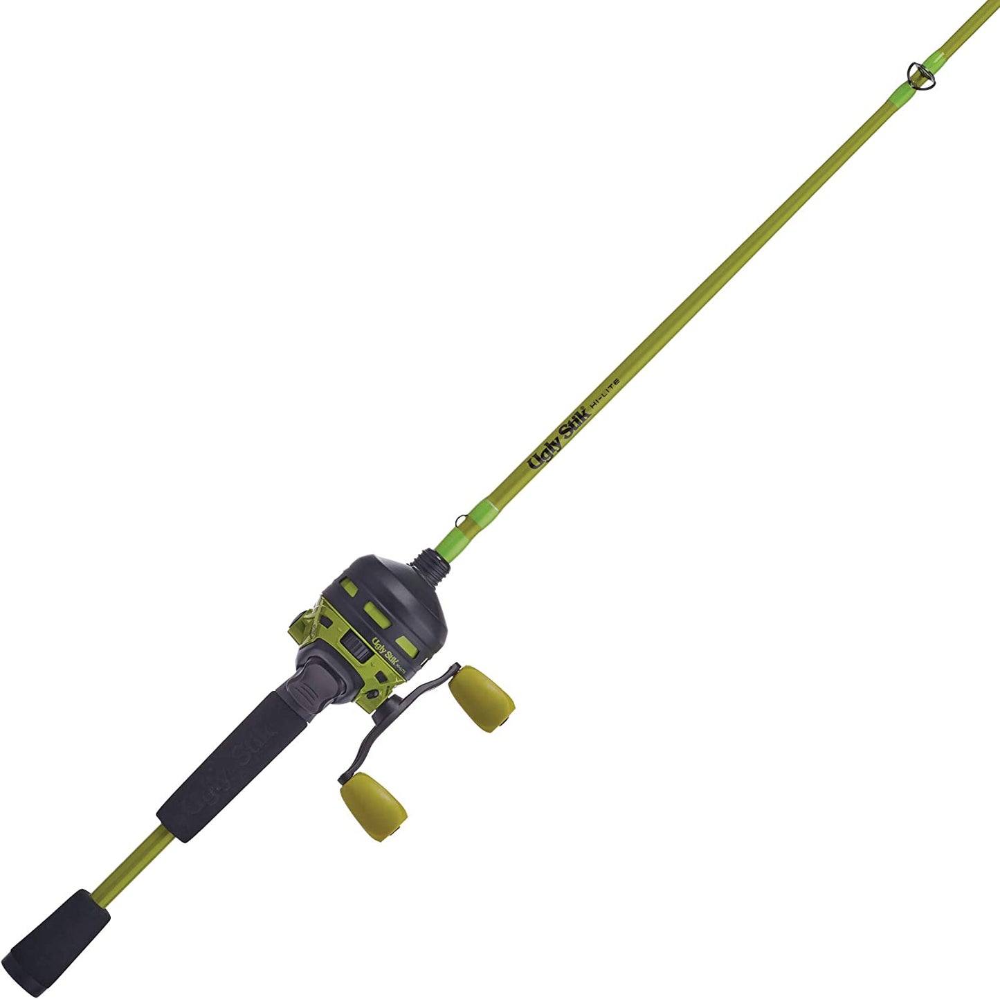 6' Hi-Lite Spincast Fishing Rod and Reel Combo, Blue, 2-Piece Graphite & Fiberglass Rod, Durable and Strong, Right/Left Handle Position