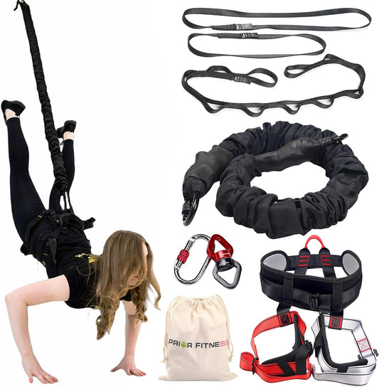 Bungee Fitness Set Yoga Bungee Cord Rope Resistance Air Dance Rope Exercise Fitness Home Gym Professional Training Equipment