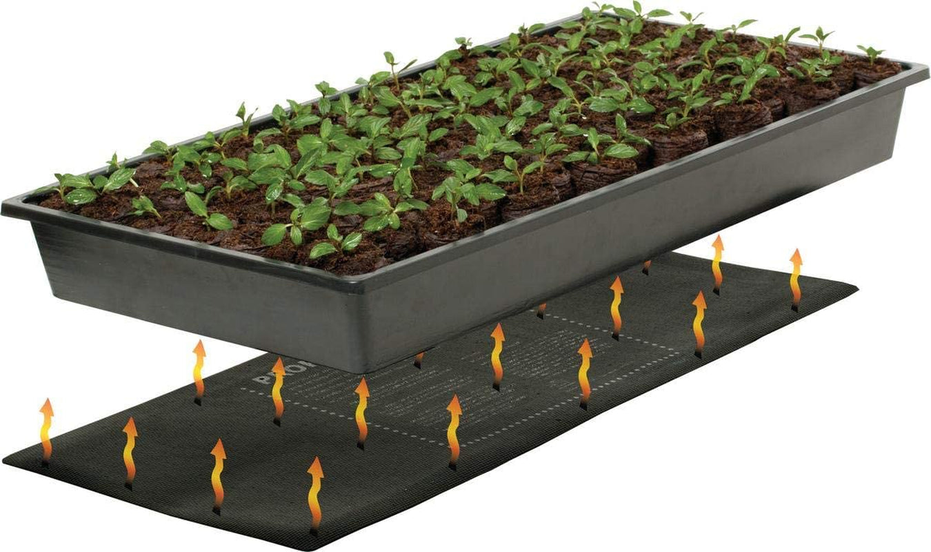 Jump Start CK64050 Germination Station W/Heat Mat Tray, 72-Cell Pack, One Size, 2" Dome