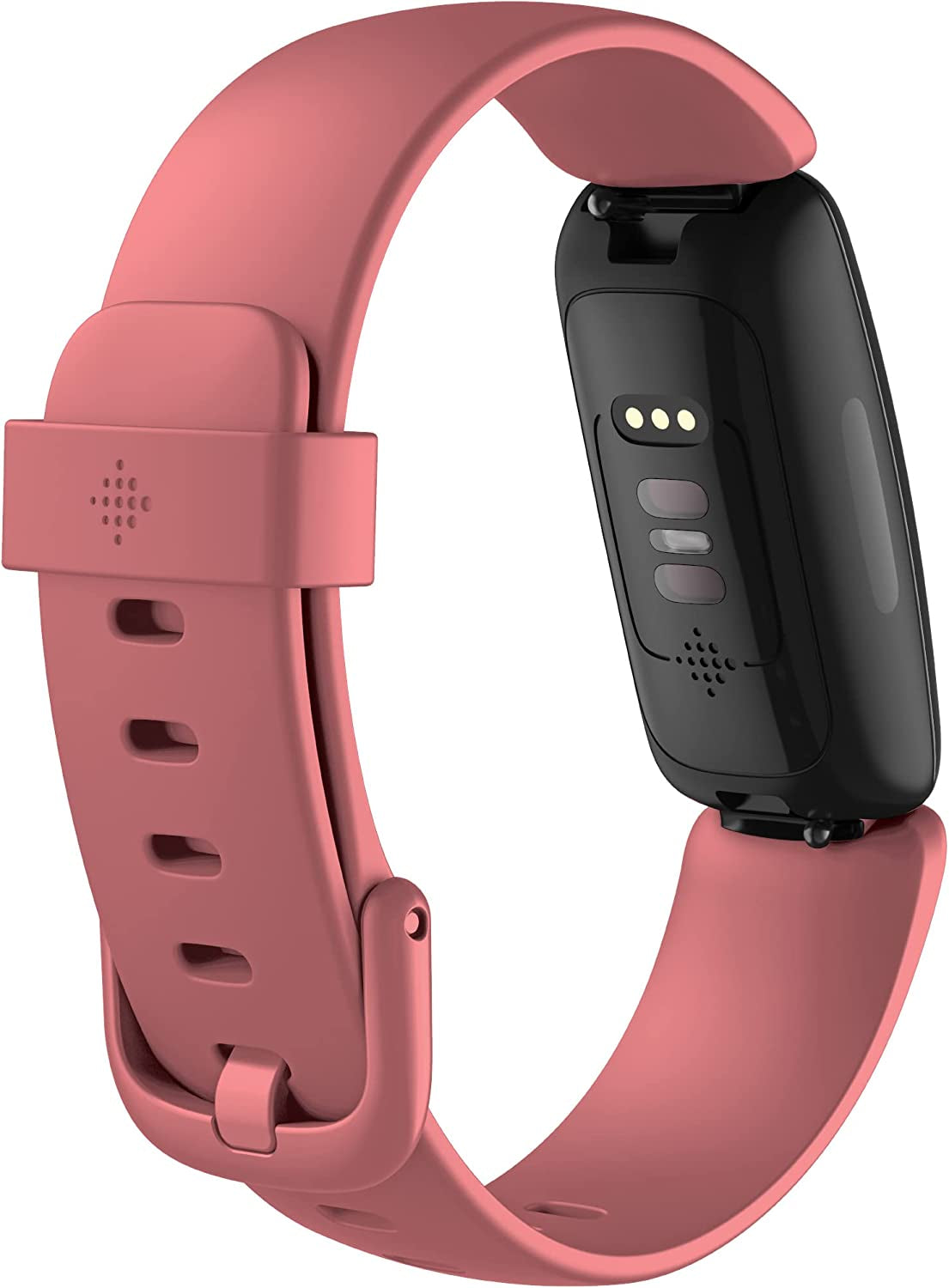 Inspire 2 Health & Fitness Tracker with a Free 1-Year  Premium Trial, 24/7 Heart Rate, Black/Desert Rose, One Size (S & L Bands Included)