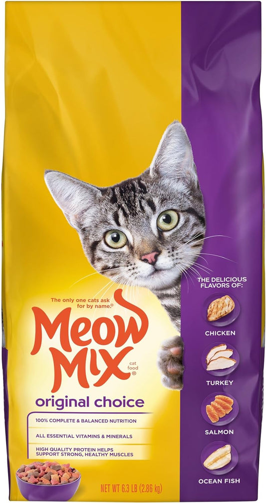 Original Choice Dry Cat Food, 6.3 Pound Bag